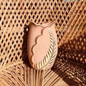 Vintage Pink & Gold Vase